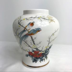 Jay Japan Hand Painted Cherry Blossom Vase